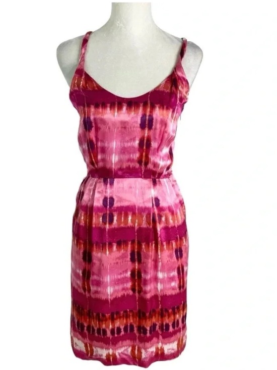 Banana Republic Dresses & Skirts - 100% Silk Twist Strap Ikat Dress w/Pockets Sz 0